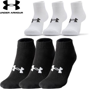 ◆◆ ＜アンダーアーマー＞ UNDER ARMOUR ユニセックス UA コアローカットソックス(3足セット) 靴下 1361574