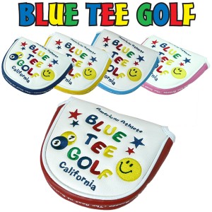 ブルーティーゴルフ パターカバー マレットタイプ スマイル＆ピンボール 【メール便発送】【新品】Blue Tee Golf California ヘッドカバ