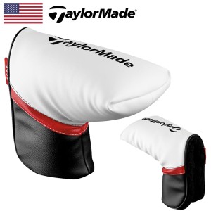 【日本未発売】 テーラーメイド パターカバー ピン型 ブレード型 ヘッドカバー BK/WH/RD B1587601 TaylorMade Headcover for Blade Putte