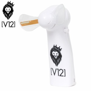 V12 ゴルフ ヴィ・トゥエルヴ LEDメッセージ 扇風機 HANDY FAN V122011-AC22 WHITE 【新品】 0SS2 送風機 ミニファン V12GOLF 