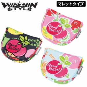 WINWIN STYLE パターカバー マレット用 ヘッドカバー FRUITS PARADISE フルーツパラダイス 【メール便発送】【新品】ウィンウィン スタイ