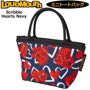 ラウドマウス ミニトートバッグ Scribble Hearts Navy スクリブルハーツネイビー LM-RP0008 772983(336) 【日本規格】【新品】2WF2 Loudm