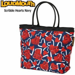 ラウドマウス ビッグ トートバッグ Scribble Hearts Navy スクリブルハーツネイビー LM-TB0007 772984(336) 【日本規格】【新品】2WF2 Lo