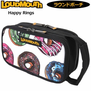 ラウドマウス ラウンドポーチ Happy Rings ハッピーリング LM-RP0012 763983(365) 【日本規格】【新品】3SS2 Loudmouth 小物入れ ケース 