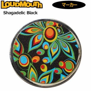 ラウドマウス コイン マーカー Shagadelic Black シャガデリック ブラック 762921(020) 【メール便発送】【新品】2SS2 Loudmouth ゴルフ 