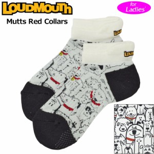 ラウドマウス レディース アンクルソックス Mutts Red Collars マッツレッドカラーズ 761954(278) 【メール便発送】【日本規格】【新品】