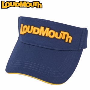 ラウドマウス コットン バイザー 762946(997) Navy ネイビー 【日本規格】【新品】2SS2 Loudmouth 帽子 シンプル 無地 ロゴ 刺繍 メンズ 