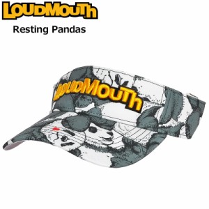 ラウドマウス バイザー Resting Pandas レスティングパンダ 763903(348) 【日本規格】【新品】3SS2 Loudmouth 帽子 派手 サンバイザー メ