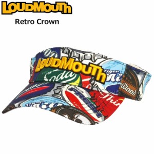 ラウドマウス バイザー Retro Crown レトロクラウン 763903(354) 【日本規格】【新品】3SS2 Loudmouth 帽子 派手 サンバイザー メンズ レ