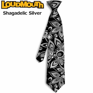 【均一SALE】ラウドマウス シルクネクタイ Shagadelic Silver シャガデリックシルバー【メール便発送】【新品】Loudmouth ビジネスウェア