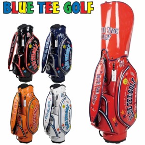 ブルーティーゴルフ 9型 エナメル キャディバッグ BTG-CB-005【新品】Blue Tee Golf California ゴルフ用バッグ メンズ レディース ブル