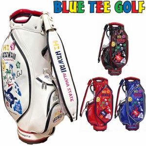 ブルーティーゴルフ 9型 HI HAWAII エナメル キャディバッグ BTG-CB020【新品】3WF2 Blue Tee Golf California ゴルフバッグ カートバッ