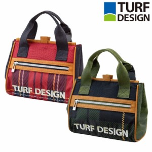 ターフデザイン ミニトートバッグ TDMT-2372【新品】3SS2 TURF DESIGN カートバッグ ラウンドバッグ カートポーチ 刺繍 MAY3