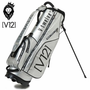 V12 ゴルフ 9型 メタリック キャディバッグ EMBO STAND CADDY V122310-CB04 ヴィ・トゥエルヴ 【新品】3SS2 ゴルフバッグ ゴルフ用品 お