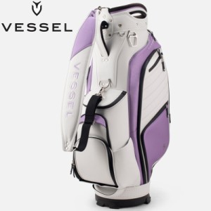 【2024新色】VESSEL ベゼル 9型 キャディバッグ APX Staff 8730120 LAVENDER 【新品】 24SS スタッフバッグ ゴルフ用バッグ カートバッグ