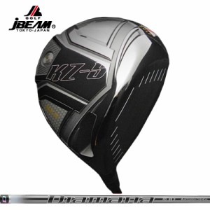 JBEAM KZ-5 ドライバー 三菱ケミカル Diamana PD 装着【カスタム】【新品】 Jビーム GOLF シャフト ディアマナ  地クラブ 