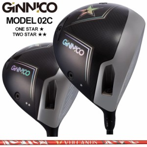 GINNICO 2023 MODEL02C 可変式 ドライバー 日本シャフト バルカヌス 装着 VULCANUS ジニコ モデル02C Driver One Star / Two star 【カス