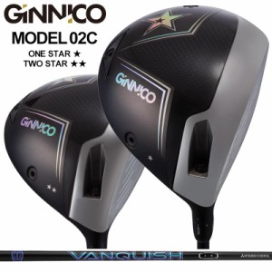 GINNICO MODEL02C 可変式 ドライバー 三菱ケミカル VANQUISH 装着 ヴァンキッシュ ジニコ モデル02C Driver One Star / Two star 【カス