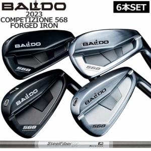 バルド コンペチオーネ 568 アイアン 6本組(#5-PW) Aerotech Steel Fiber i series 装着 エアロテック スチールファイバー MC & DC TOUR 