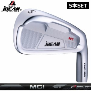 JBEAM T901i アイアンセット 5本組(#6-PW) フジクラ MCI BLACK 装着 【カスタム】【新品】 Jビーム カーボンシャフト 地クラブ ブラック 