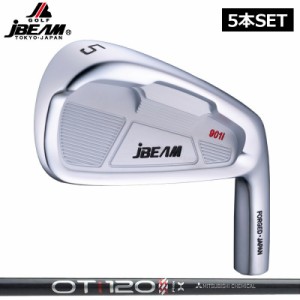 JBEAM T901i アイアンセット 5本組(#6-PW) 三菱ケミカル OT TOUR IRON 装着 【カスタム】【新品】  Jビーム カーボンシャフト 地クラブ 