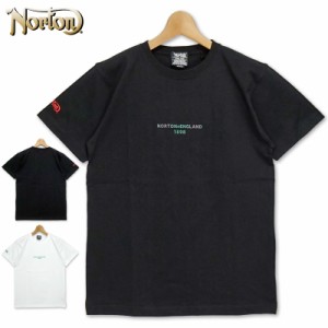 ノートン クルーネック コットン100％ 半袖 Tシャツ 212N1029 Norton 【メール便発送】【新品】1SS2 半そで シャツ ウェア トップス Tee 