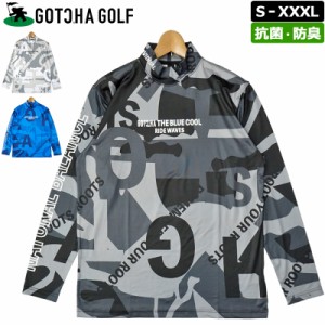 【メール便発送】ガッチャゴルフ メンズ 抗菌防臭 ハイネック 長袖 アンダーシャツ 221GG1102 GOTCHA GOLF 春夏秋【新品】2SS2 ゴルフウ