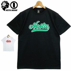 ネスタブランド 吸汗速乾 半袖 Tシャツ 222NB1044 カレッジロゴ NESTA BRAND 【メール便発送】【新品】2SS2 春夏秋 トップス ファッショ