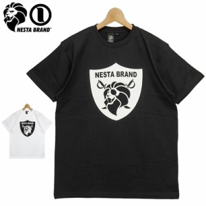 ネスタブランド 吸汗速乾 半袖 Tシャツ 222NB1046 サーベル ライオン NESTA BRAND 【メール便発送】【新品】2SS2 春夏秋 トップス ファッ