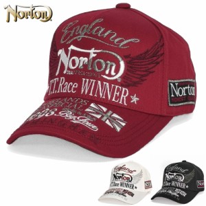 ノートン メンズ キャップ 231N8700 コットン100％ Norton 【新品】2WF2 帽子 CAP メンズファッション カジュアル ウイング バイク バイ