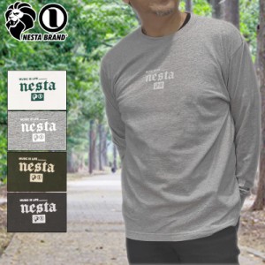 【SALE特価】ネスタブランド ロゴ マーク カラー 長袖 Tシャツ 231NB1110 NESTA BRAND 【メール便発送】【新品】2WF2 ロンT 長そで トッ