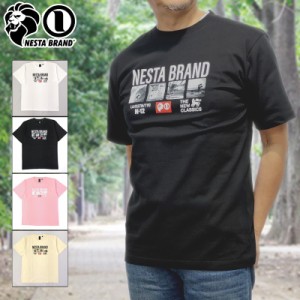 ネスタブランド コットン100％ 半袖 Tシャツ 232NB1005 モノトーンフォト NESTA BRAND 【メール便発送】【新品】3SS2 半そで トップス フ