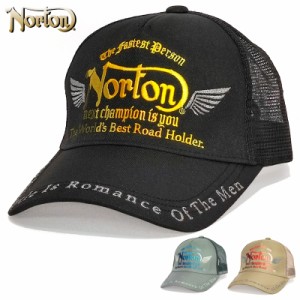 ノートン メンズ スナップバック メッシュ キャップ 231N8703 グラデーション刺繍 Norton 【新品】2WF2 帽子 CAP メンズファッション カ