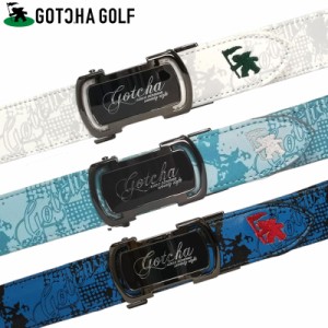 【SALE特価】ガッチャゴルフ メンズ ホールレス ベルト 232GG8101 裏メッシュ 総柄 刺繍 【新品】3SS2 GOTCHA GOLF ゴルフウェア メンズ