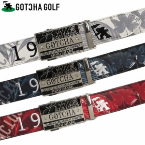 ガッチャゴルフ メンズ ホールレス ベルト 232GG8103 ボタニカル柄 【新品】3SS2 GOTCHA GOLF ゴルフウェア メンズウェアJUN3 