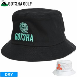 ガッチャゴルフ 2024 吸汗速乾 バケットハット コットン 242GG8707 サーフアイコン 刺繍 GOTCHA GOLF 【新品】24SS ゴルフウェア 帽子 ハ