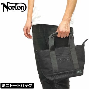 ノートン ミニトートバッグ 232N8513 ショルダーストラップ付 Norton 【新品】3SS2 ブラック 黒 バック ショルダーバッグ 手提げ 小物入