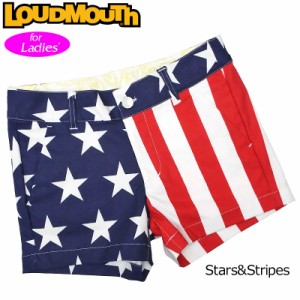 【均一SALE】【メール便発送】【日本規格】レディース ラウドマウス ホットパンツ/ミニパンツ Stars & Stripes スターズ＆ストライプス 7