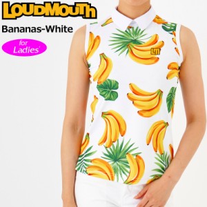 【SALE特価】ラウドマウス レディース ノースリーブ シャツ Bananas White バナナホワイト 762655(310) 【メール便発送】【日本規格】【