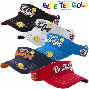 ブルーティーゴルフ スマイル コットン バイザー BTG-VS001 【新品】1WF2 Blue Tee Golf California VS-001 VS001 メンズ レディース レ