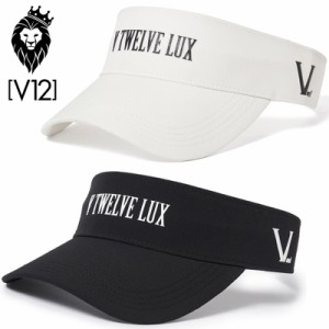 V12 ゴルフ ストレッチ ナイロン バイザー LX LOGO VISOR VLX2111-CP02 ヴィ・トゥエルヴ 【新品】1SS2 ゴルフウェア 帽子 V12 GOLF 