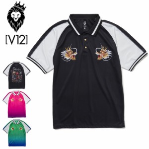 V12 ゴルフ 2021 メンズ 半袖 ポロシャツ 21 SKA POLO V122110-CT24 ヴィ・トゥエルヴ 【新品】21SS 春夏