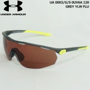 アンダーアーマー サングラス UA 0003/G/S 0UV 6A 99 グレイイエロー 99-01-120【新品】UNDERARMOUR ゴルフ テニス 釣り アウトドアスポ