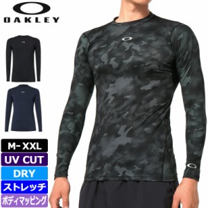 オークリー メンズ 吸汗速乾 長袖シャツ FOA404101 TECHNICAL BASE LAYER LS CREW 【メール便発送】【新品】2WF2 OAKLEY ゴルフウェア イ