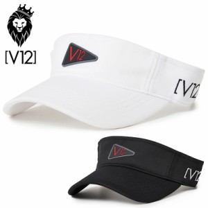 V12 ゴルフ バイザー FLAG LOGO VISOR V122220-CP05 ヴィ・トゥエルヴ 【新品】2WF2 ゴルフウェア visor サンバイザー V12GOLF AUG3