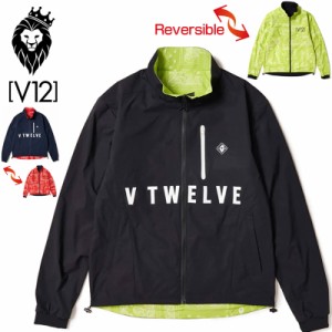 V12 ゴルフ メンズ リバーシブル 長袖 ジャケット REVERSIBLE BANDANA JKT V122221-JK14 ヴィ・トゥエルヴ 【新品】2WF2 ゴルフウェア ブ