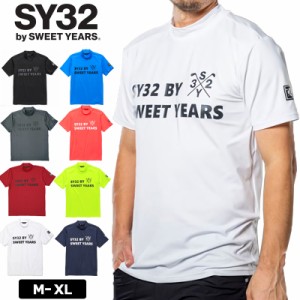 SY32 GOLF 2024 継続 吸汗速乾 ストレッチ モックネック 半袖 シャツ 11305-4 MOCKNECK SHIRTS ゴルフ【新品】24SS エスワイサーティート