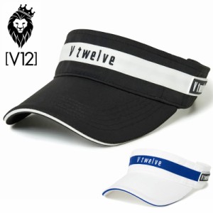 V12 ゴルフ バイザー TAPE VISOR V122310-CP05 ヴィ・トゥエルヴ 【新品】3SS2 ゴルフウェア サンバイザー 帽子 V12GOLF MAY1 