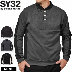 SY32 GOLF メンズ メンズ コーデュラ フリース 長袖スウェットシャツ CORDURA FLEECE SWEAT SHIRTS SYG-23A08【新品】3WF2 エスワイサー