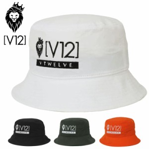 V12 ゴルフ バケットハット VT BUCKET HAT V122320-CP09 ヴィ・トゥエルヴ 【新品】3WF2 メッシュ ゴルフウェア 帽子 ハット 刺繍 V12 GO